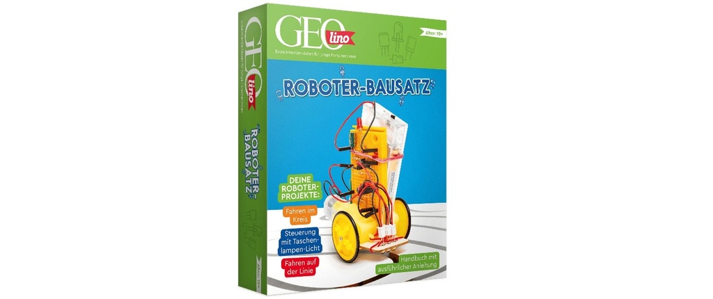 Franzis Boîtes d’expérimentation GEOLINO Kit de construction de robot, Allemand