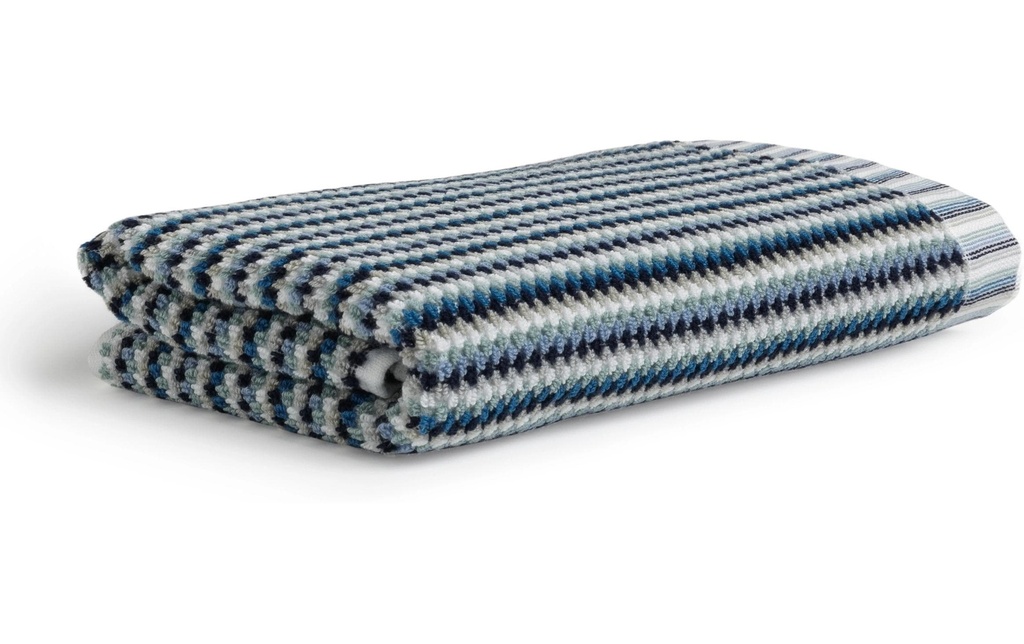 Möve Serviette de douche Bliss Coloured 67 x 140 cm, Bleu/Vert