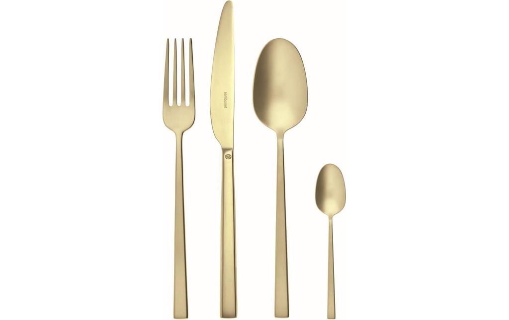 Sambonet Kits de couverts Rock 24-parties, Champagne