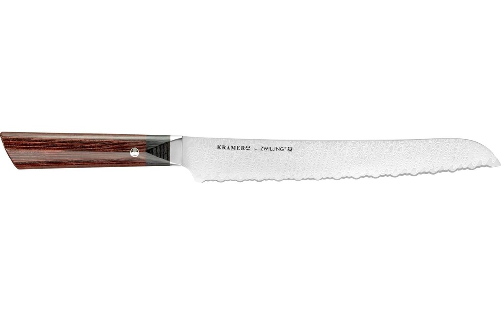 Zwilling Couteau à pain Kramer Meiji 26 cm Brun
