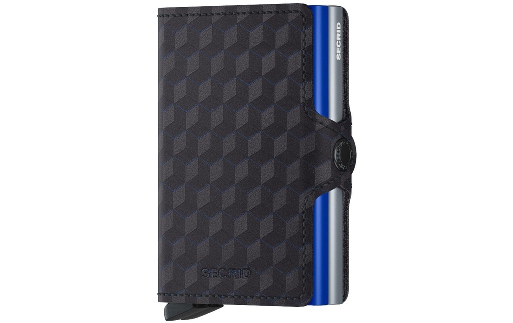 SECRID Portefeuille Twinwallet Bleu titane optique