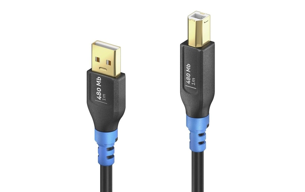 PureLink FlexInstall Câble USB 2.0 Premium USB-A - USB-B 1.5 m