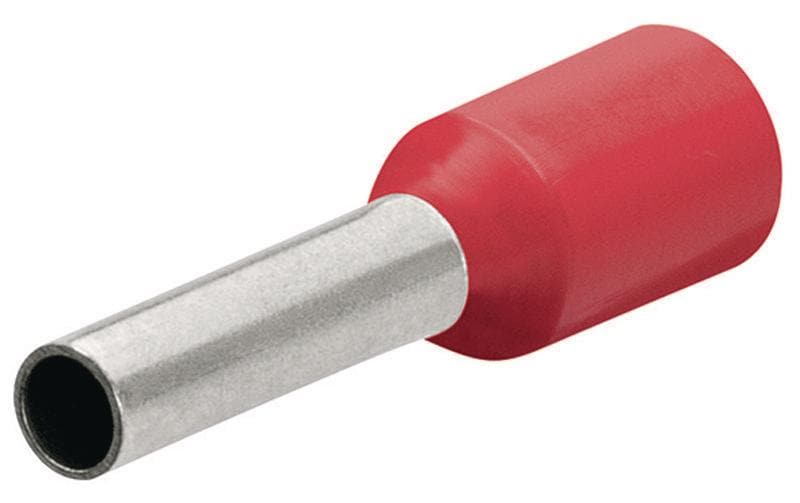 Knipex Cosses terminales 28 x 18 mm Rouge, 100 Pièce/s