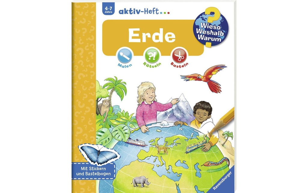 Ravensburger Livres pratiques pour enfants WWW aktiv-Heft – Erde