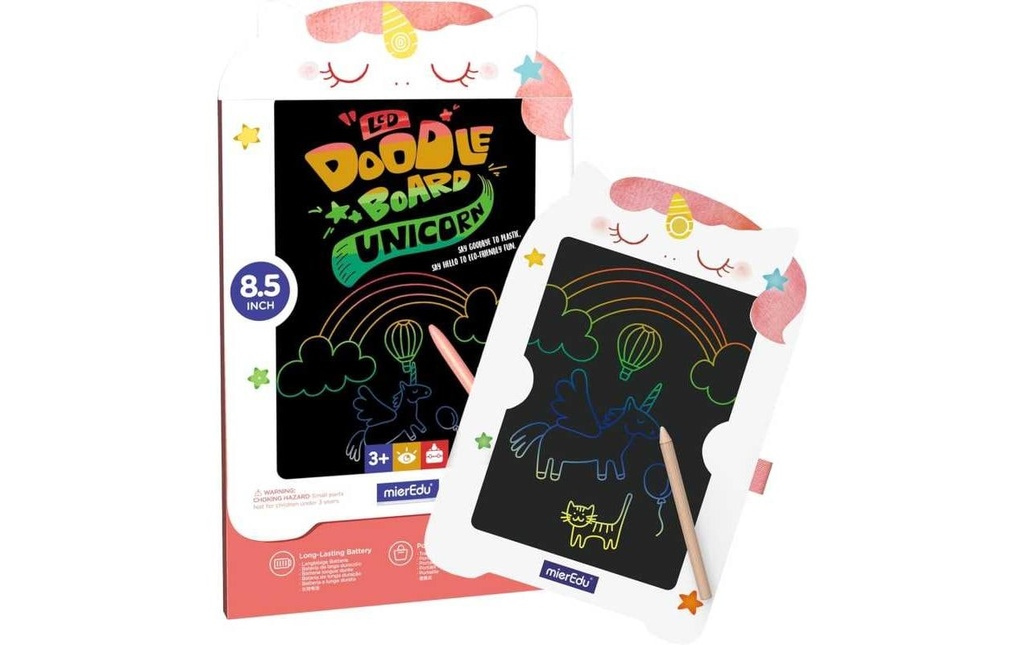 mierEdu Tableau à dessin LCD – Licorne