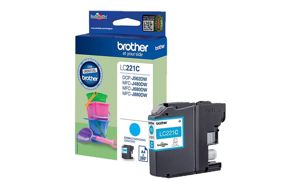 BROTHER Brother cart.d'encre LC-221 cy