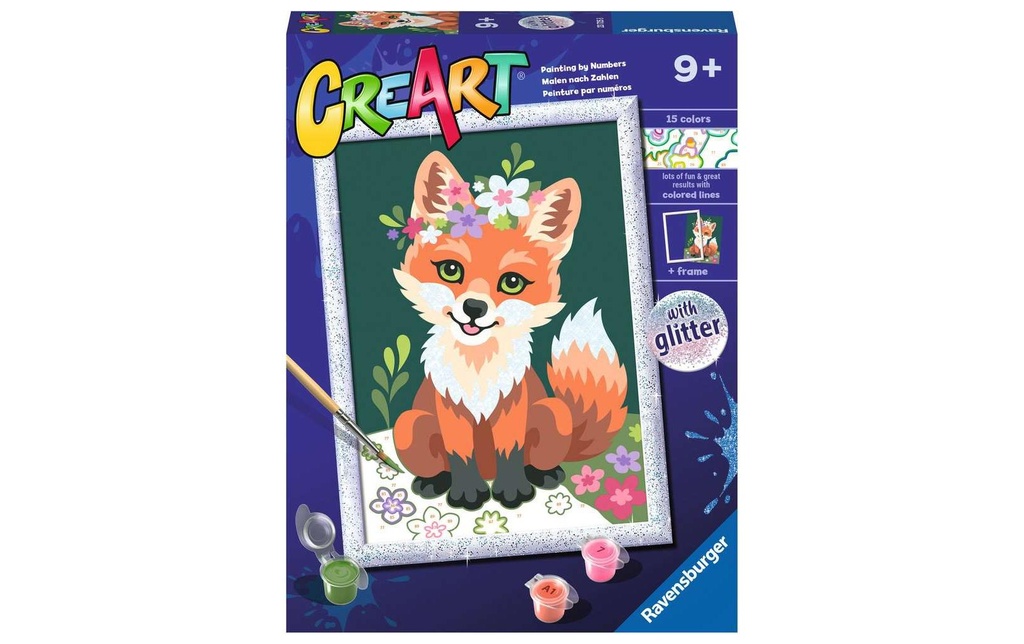 Ravensburger Peinture avec chiffres CreArt: Flower Fox