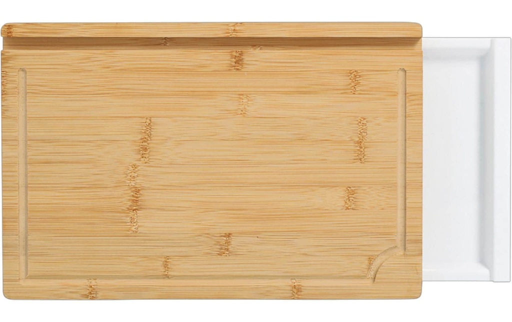 Zeller Present Kits de planches à découper 40 x 26.5 x 5.2 cm, bambou / plastique