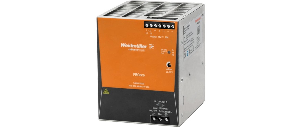 Axis Bloc d’alimentation DIN PS24 480 W