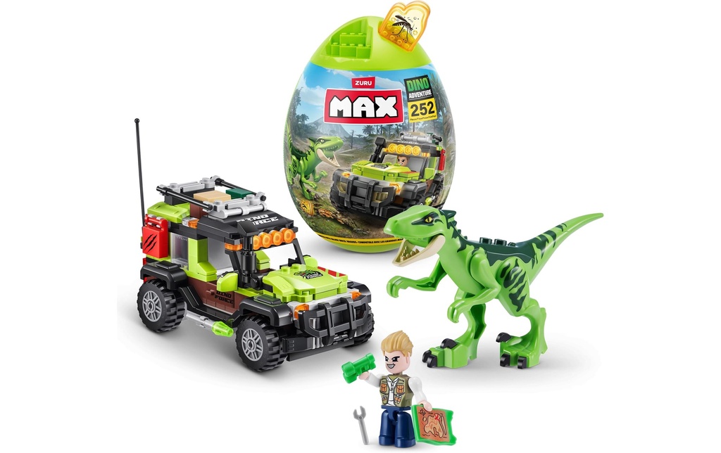 Zuru MAX Briques MAX – Dino Adventure Raptor Force