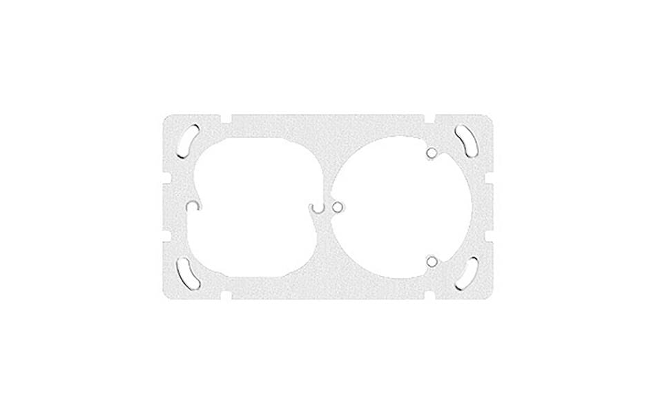 Feller EDIZIOdue Plaque de fixation 1 x 2