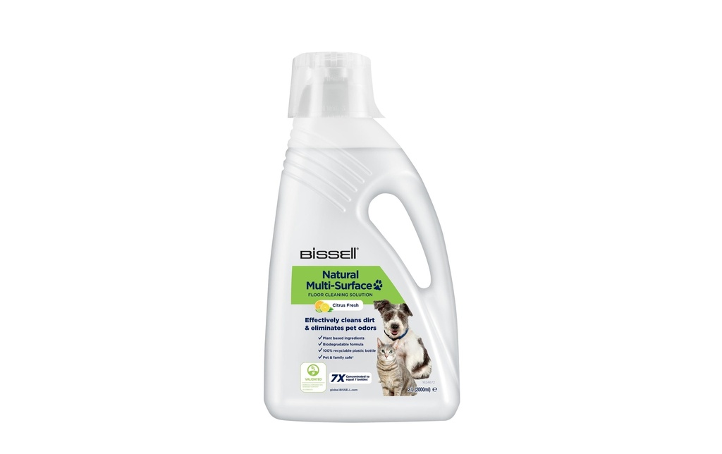 BISSELL Nettoyant pour sol Natural Multi-Surface Pet 2 l