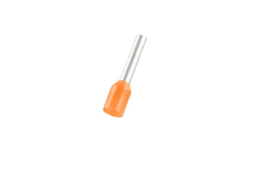 Weidmüller Cosses terminales H0.5/14 Orange, 500 Pièce/s