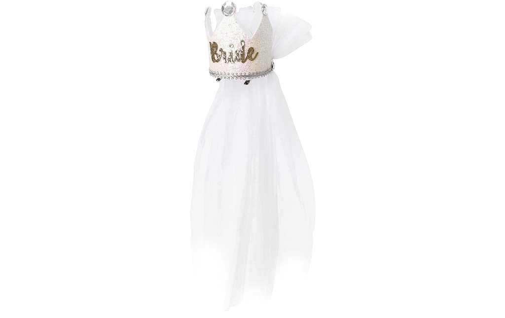 Rico Design Couronne Bride avec voile