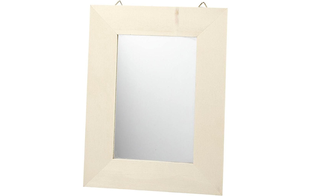 Creativ Company Article en bois Miroir 20.8 x 15.9 cm, 1 pièce