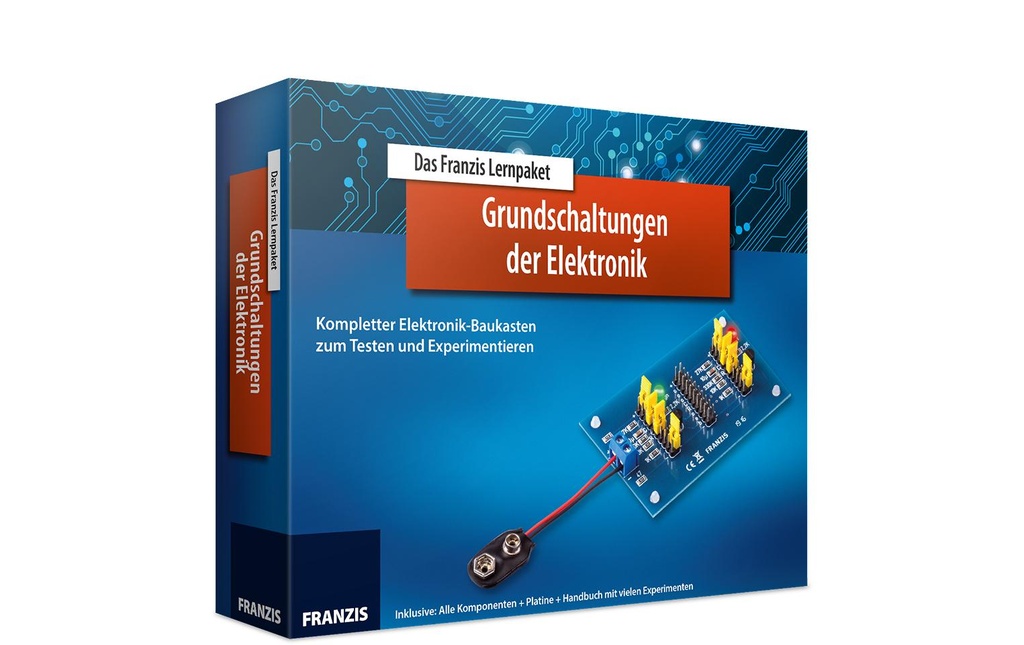 Franzis Kit d'apprentissage Circuits de base de l'électronique - Français