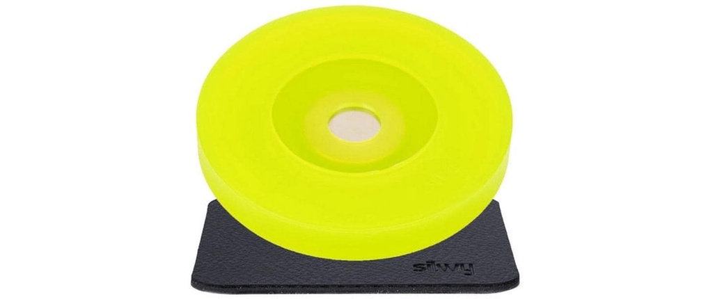 Silwy Préservatif magnétique pour verres à pied Jaune