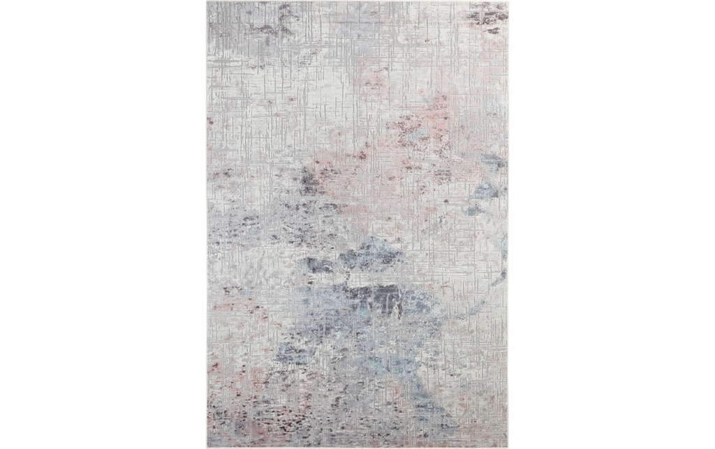 Elle Decoration Tapis Chameis 160 cm x 230 cm,  Grey/Rose/Blue