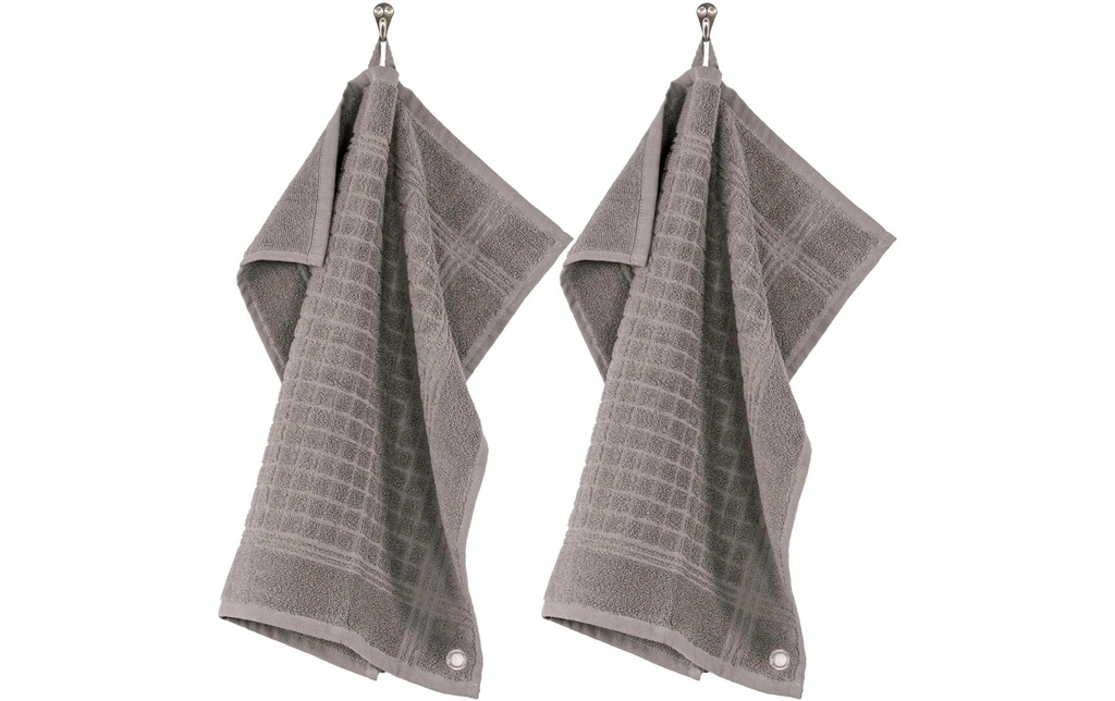 Tiseco Torchon pour la vaisselle Pharaon set de 2 Gris