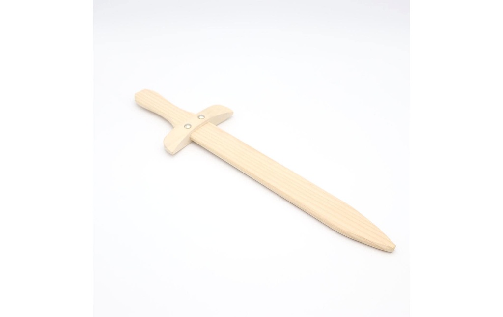 HobbyFun Article en bois Épée de chevalier 45 cm, 1 Pièce/s