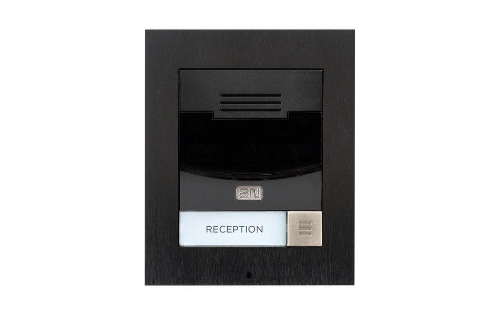 2N Station de porte IP IP Solo ans caméra, installation sur le mur, noir
