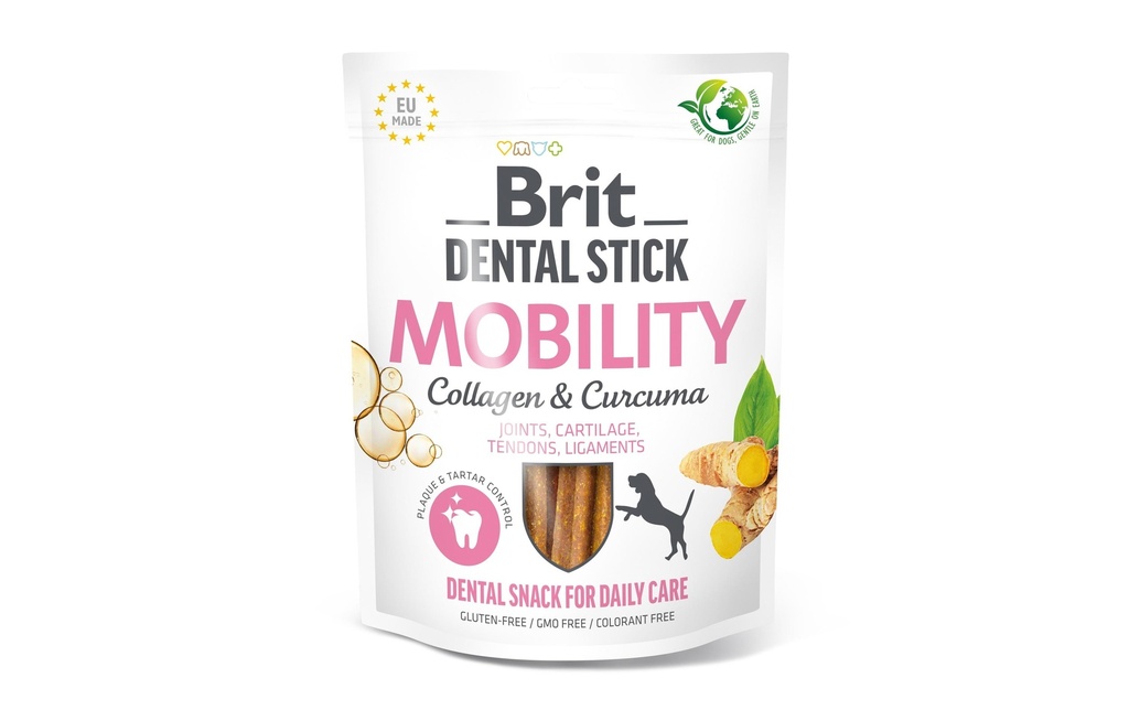 Brit Stick dentaire curcuma & collagène, 251 g