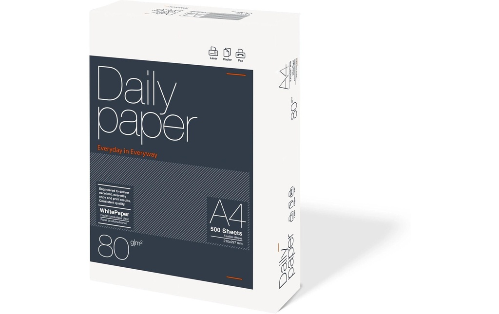 Papyrus Papier pour photocopie A4, Blanc, 80 g/m²,100000 Blatt