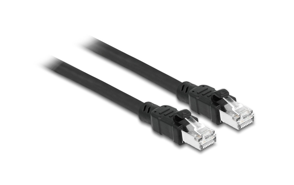 Delock Câble patch Cat 6A, F/UTP, 0.5 m, Noir
