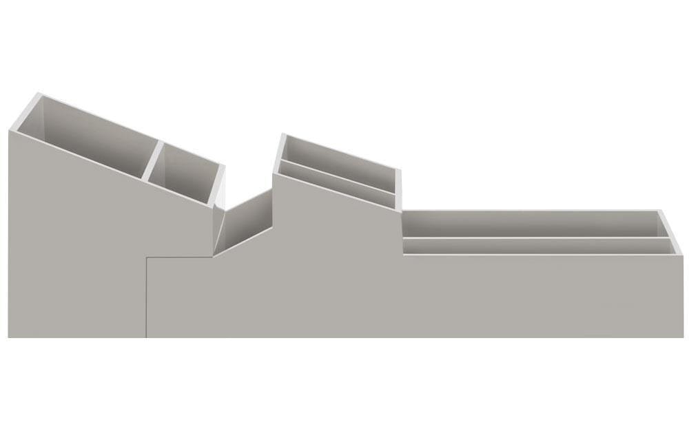 spirella Supports pour ustensiles de salle de bains Skyline Storage 30.7 cm Gris
