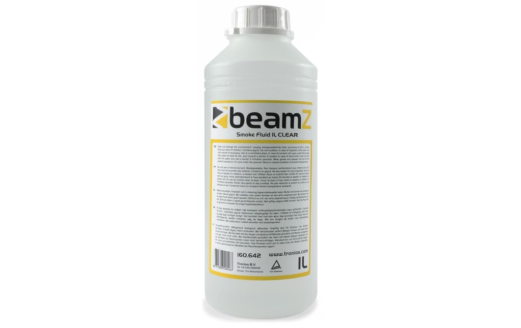 BeamZ Liquide à brouillard Standard Clear 1 l