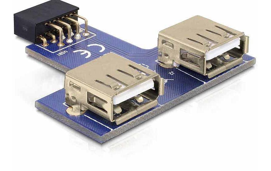 Delock Adaptateur USB 2.0 Prise USB A - USB Pinheader