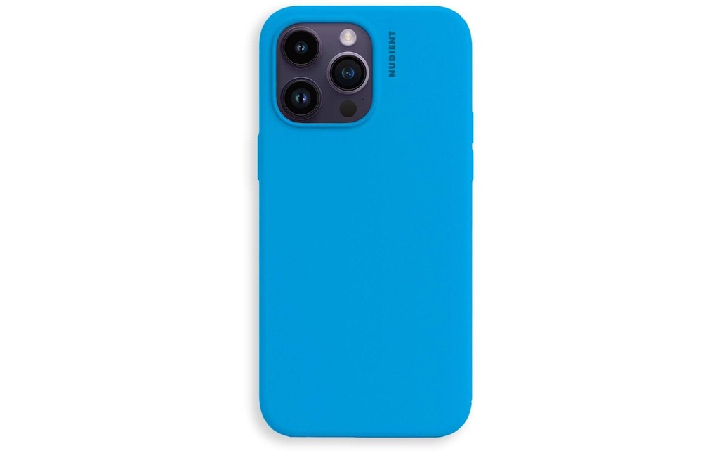 Nudient Coque arrière Base Case 14 Pro Max Vibrant Blue