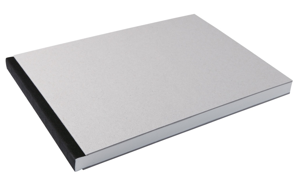 Sigel Carnet de notes A4, Vierge, Noir