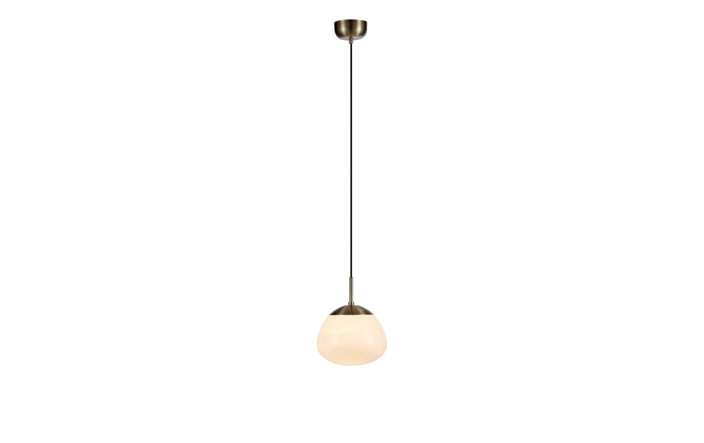 Markslöjd Lampe suspendue Rise Ø 25 cm, E27, antique/blanc