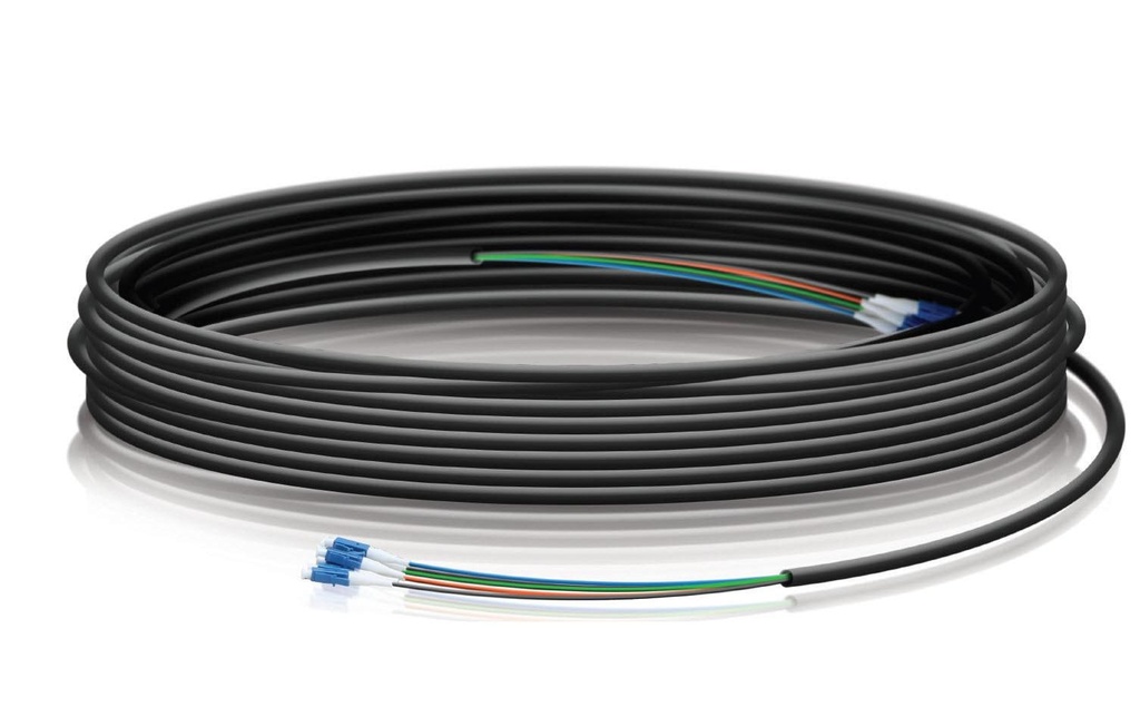 Ubiquiti Câble patch à fibre optique 6x Singlemode LC – LC, OS2, Duplex, 90 m