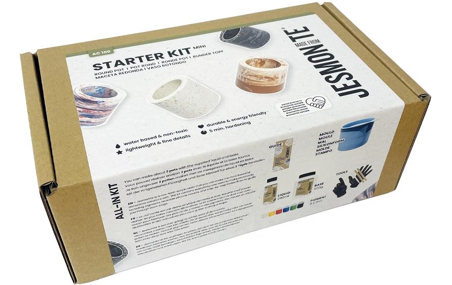 Jesmonite Matière à modeler Kit de bricolage Mouler des gobelets
