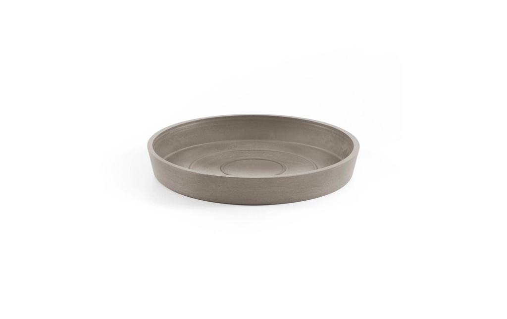 Ecopots Soucoupe Rond 21, French Taupe