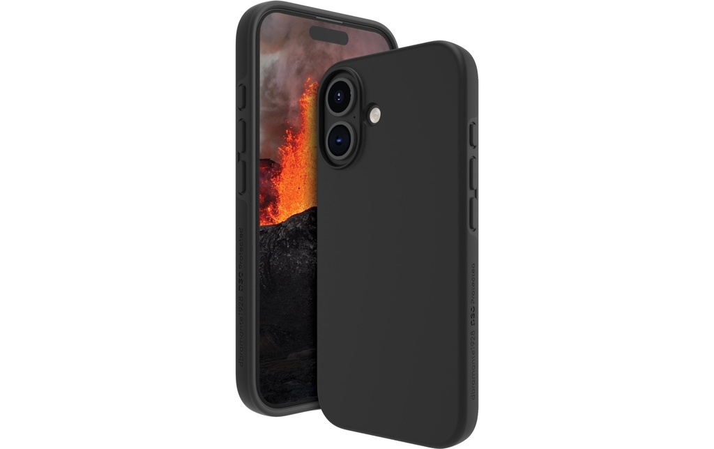 dbramante1928 Coque arrière Iceland Ultra D3O iPhone 16 Noir
