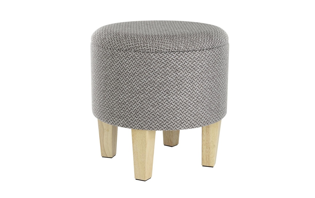 EGLO Tabouret Mashike Ø 39 x 40 cm, gris/marron