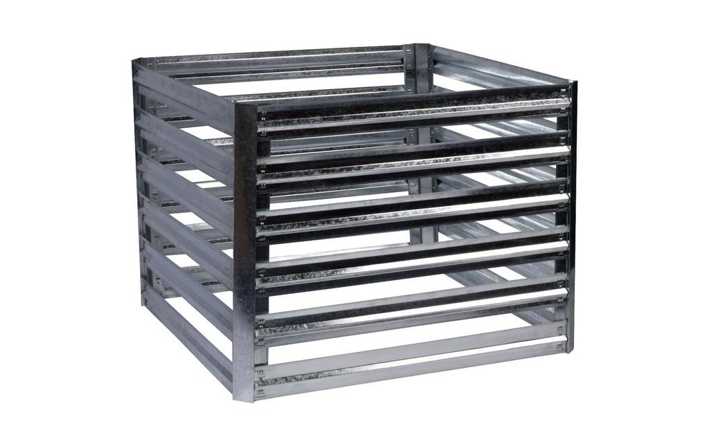 dobar Composteur métallique Muck 550 L