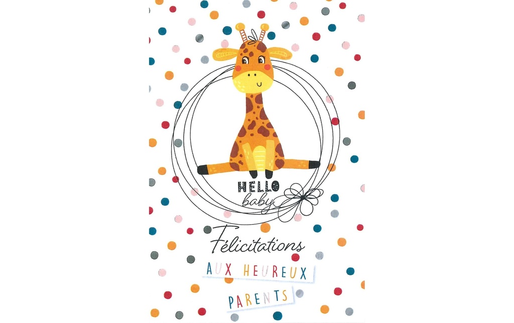 ABC Carte de félicitations Anniversaire B6
