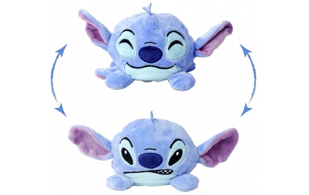 Simba Peluche réversible Disney Stitch 8 cm