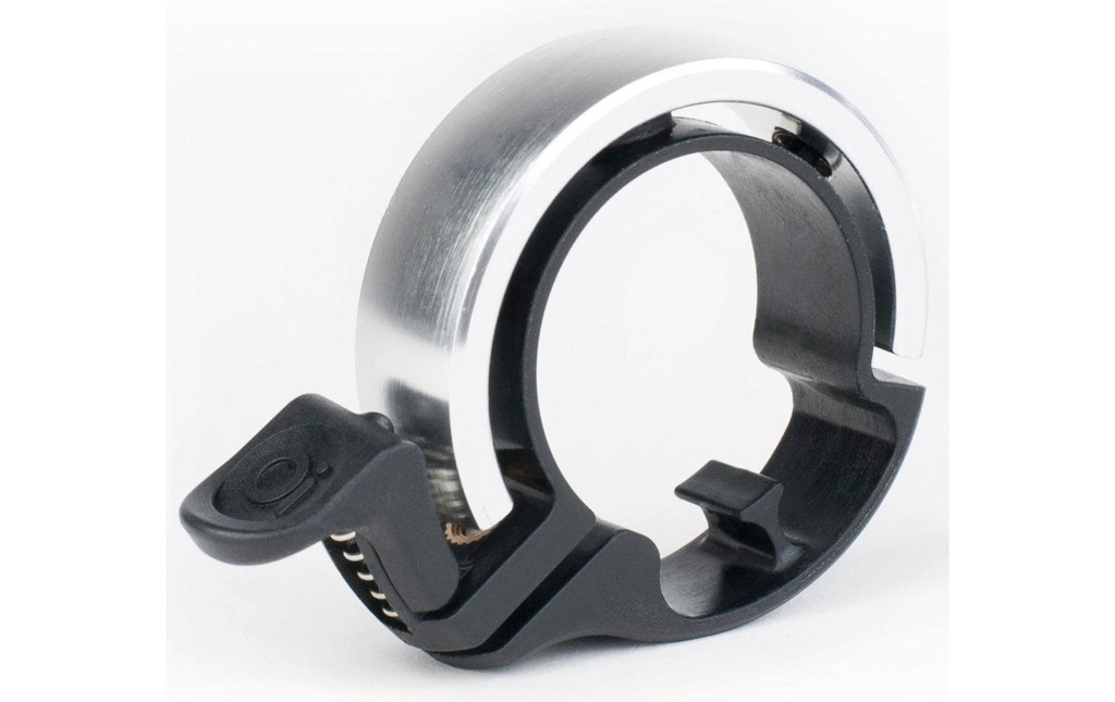 knog. Sonnette de vélo Oi Ø 31.8, argent