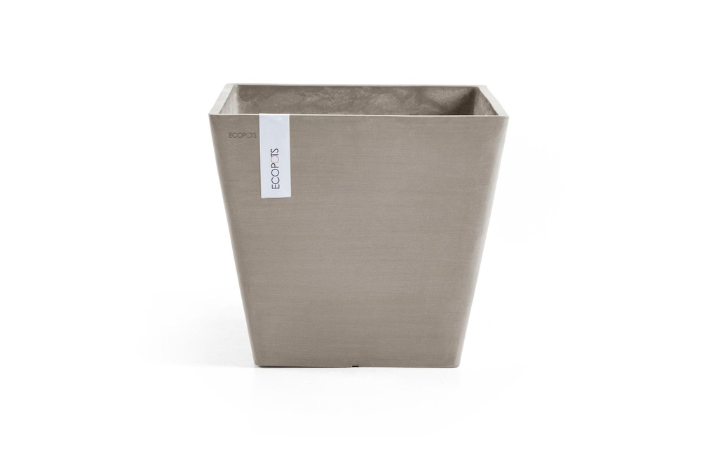 Ecopots Pot de fleur Rotterdam Ø 50 cm Taupe