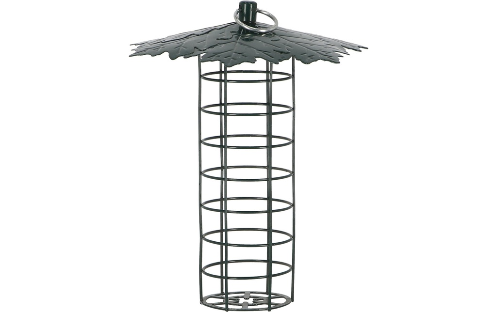 Esschert Design Distributeur de nourriture avec toit de feuilles