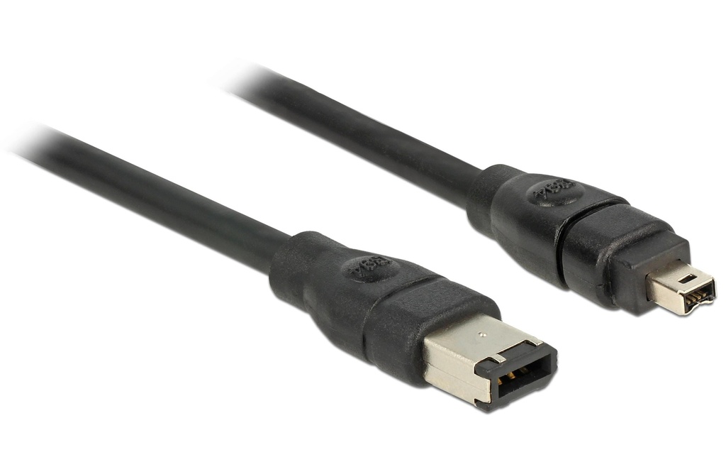 Delock Câble FireWire 400Mbps 6Pin-4Pin 1 m