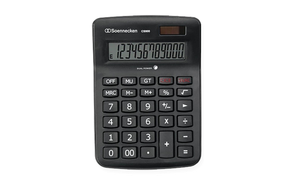 Soennecken Calculatrice CS900, Noir