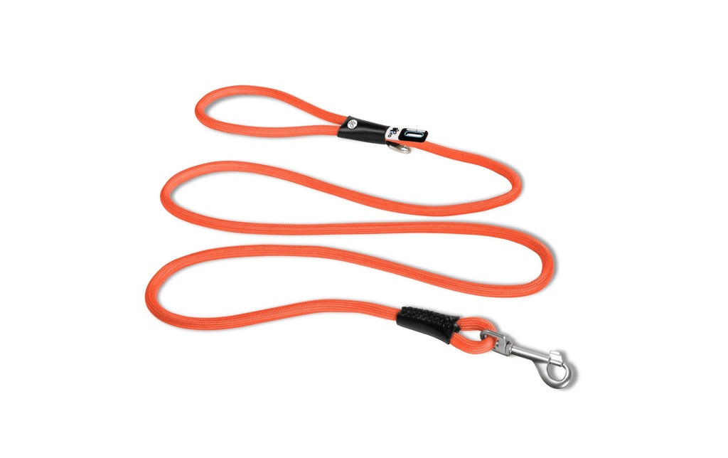 curli Laisse de chien Stretch Comfort Sun Orange ø 10 mm / 1.8 m