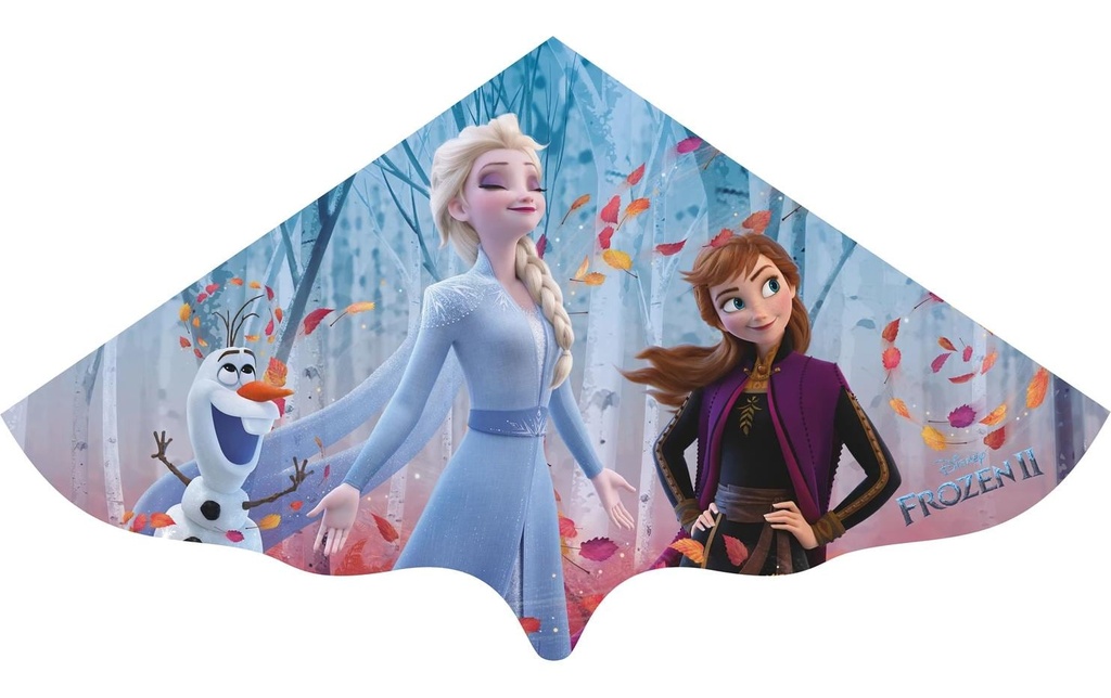 Waldmeier Cerf-volant pour enfants Frozen Elsa, envergure 115 cm