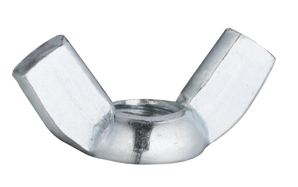 FTM Écrous à oreilles acier galvanisé M5, 4 pièces